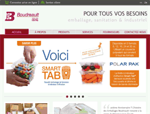 Tablet Screenshot of boudreault.ca